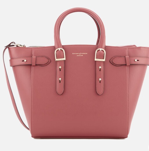 折合3672元 ASPINAL of LONDON MARYLEBONE 女士中号真皮手提包