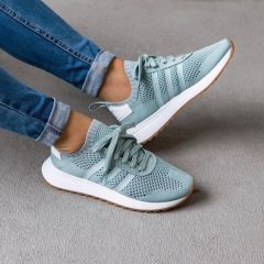 原价$120！adidas 阿迪达斯 Primeknit Flashback 女款运动鞋