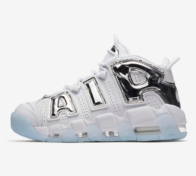 NIKE 耐克 AIR MORE UPTEMPO CHROME BLUE 女子运动鞋 1299元包邮