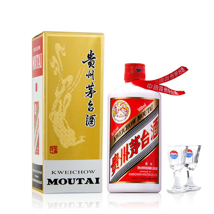 ￥1498 MOUTAI 茅台 贵州茅台酒 53° 新飞天 500ml