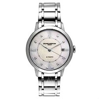 $1098 (原价$3250) 国内公价1W6+ BAUME AND MERCIER Classima Executives 系列镶钻珍珠母贝机械女表