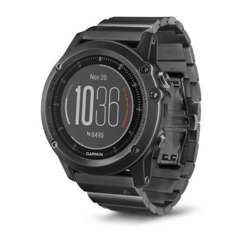 GARMIN 佳明 fēnix 3 HR 蓝宝石镜面英文版 运动心率表（不锈钢表带） $294.99（首单立减，约￥1940）