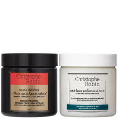 【明星套装】2件6.7折！Christophe Robin 海盐舒缓洗发膏 刺梨发膜套装 250ml×2