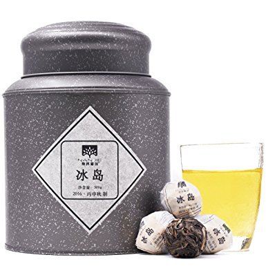 南界 2016年云南勐库冰岛纯手工沱冰岛普洱茶 500克罐装 359元