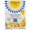 折合28.63元 SimpleMills,天然无麸质，杏仁面粉薄脆饼干，细海盐 120g