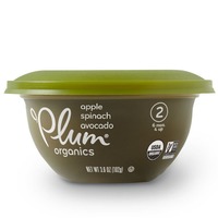 $2+返$2credit 仅限会员！ Plum Organics 2阶段苹果菠菜牛油果口味宝宝辅食 折后免费