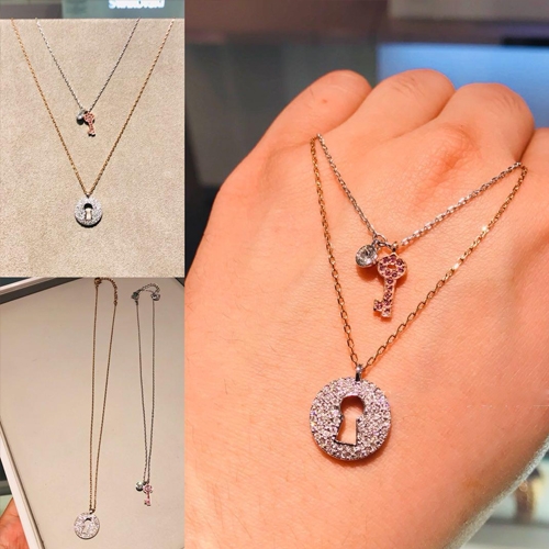 Swarovski 施华洛世奇 叠戴钥匙项链套装 59.5美元约￥387 买手党-买手聚集的地方