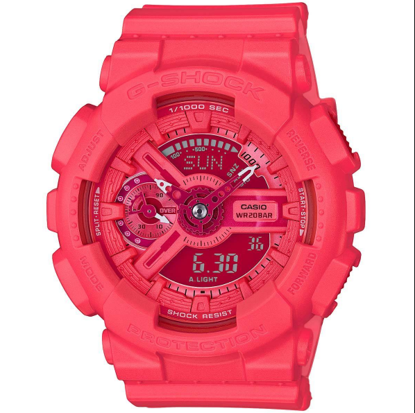 两色可选，CASIO 卡西欧 G-Shock GMAS110VC-4A 女款双显运动腕表 46.99美元约¥301 买手党-买手聚集的地方