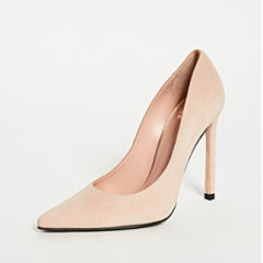 Stuart Weitzman Queen 110mm 绒面革浅口鞋