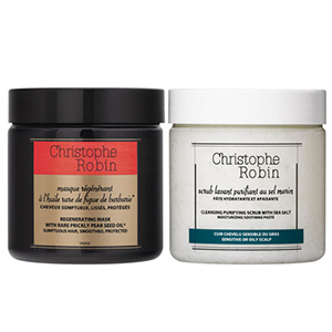 Christophe Robin 海盐舒缓洗发膏+刺梨发膜套装 250ml×2 ￡69（需用码），直邮约607元