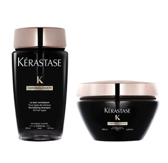 6.3折好价！Kérastase 卡诗 黑钻凝时鱼子酱2件套装 ￡32.13，约283元，可直邮