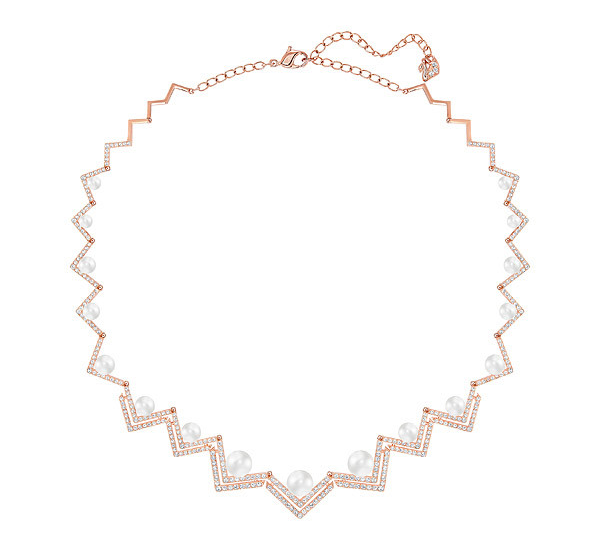 Swarovski EDIFY ALL-AROUND 环颈珍珠项链 $74.5，约517元