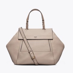 史低价 手快有！Tory Burch 汤丽柏琦 HALF-MOON 真皮手提包