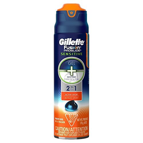 Gillette Fusion ProGlide 2合1 护肤剃须啫喱 6oz $3.99（约25.38元）