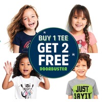 T恤买一送二 OshKosh BGosh 童装店 Doorbuster 促销