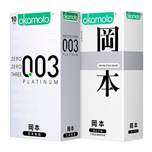 ￥118.9 Okamoto 冈本 避孕套 超薄 组合装26片(003白金10片+003黄金6片+skin三合一10片)原装进口