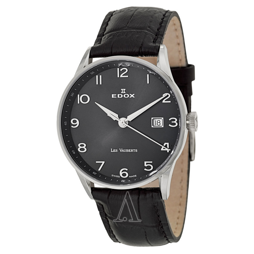 折合1043元 Edox 依度 Les Vauberts系列 70172-3N-NBN 男士石英腕表