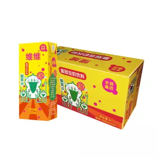 京东PLUS会员：维维 皇冠系列豆奶 250ml*24盒装*3件+维维 原味豆奶 300ml*12罐 107.2元包邮（207.2减100）
