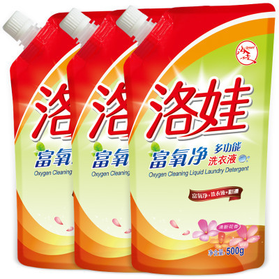 ￥9.9 富氧净 多功能 洗衣液 500gx3袋