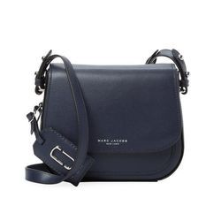 折合1043元 MARC JACOBS Leather Messenger 女士真皮斜挎包