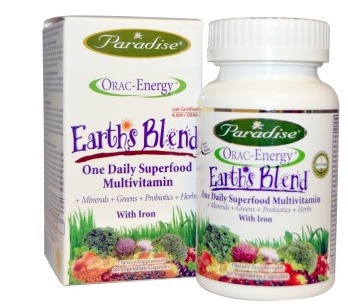 折合84.7元 Paradise Herbs Orac Energy Earths Blend超级复合维生素 60粒