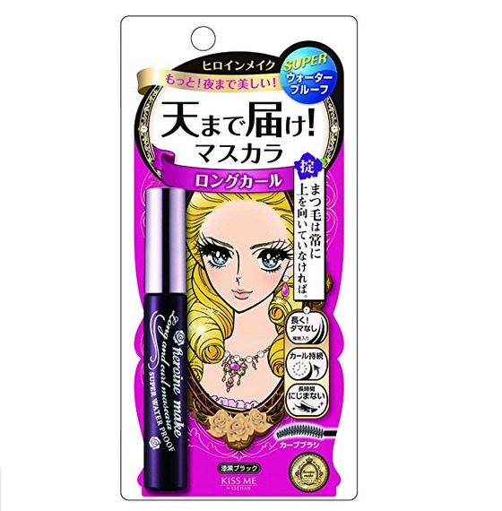 折合57.64元 Kiss me 花漾 美姬纤长浓密防水不晕染睫毛膏 6g