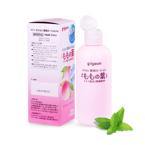 pigeon 贝亲桃叶精华防痱子水 200ml 980日元（约60元），支付宝日9.5折++立减1500日元！