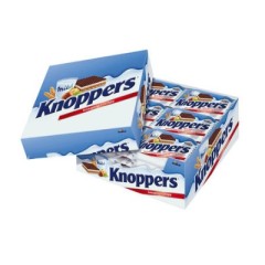 【免邮中国】knoppers 牛奶榛子巧克力威化饼干 24包