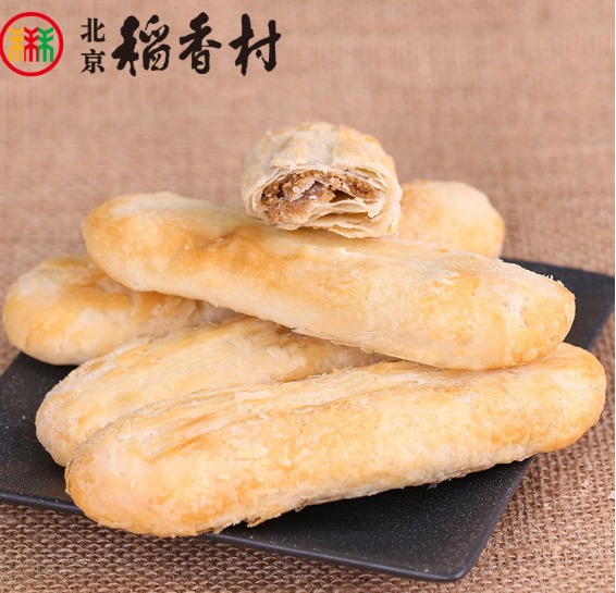 北京稻香村 糕点特产 美食北京牛舌饼 220g 折约5.8元