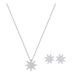 补货降价！Swarovski 施华洛世奇 FIZZY 星星耳钉套装