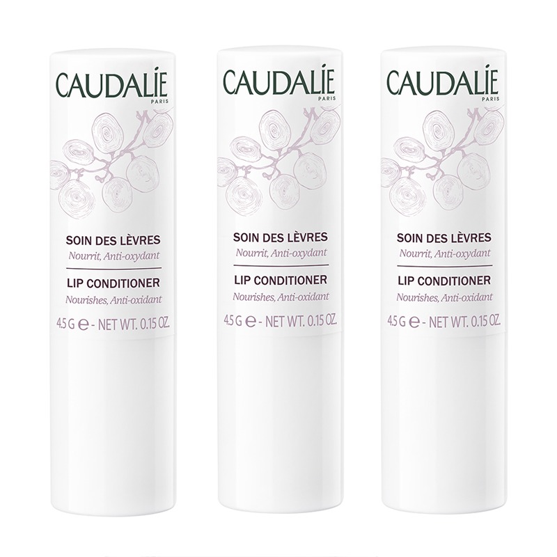 Caudalie 欧缇丽 葡萄籽滋养护唇膏4.5g三支装 约72元