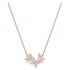 女王节福利！Swarovski 施华洛世奇 LILIA 女士蝴蝶水晶项链 包邮