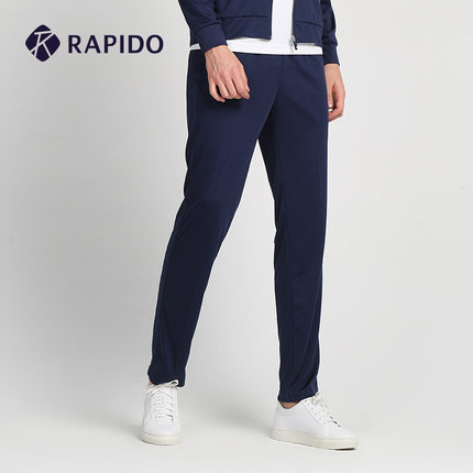 舒适有型！Rapido专柜同款男士宽松松紧腰运动休闲长裤 限时优惠价383元包邮