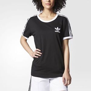 adidas 阿迪达斯3-Stripes 女士T恤售价降至$19.99 买3免1，折后$13.33（约84元）