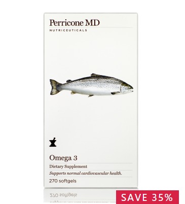 ￥48.75 明星产品！PerriconeMD 裴礼康 阿拉斯加三文鱼油胶囊270粒 90天