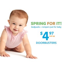 【Doorbusters】Carter's：精选多款春夏宝宝连体衣