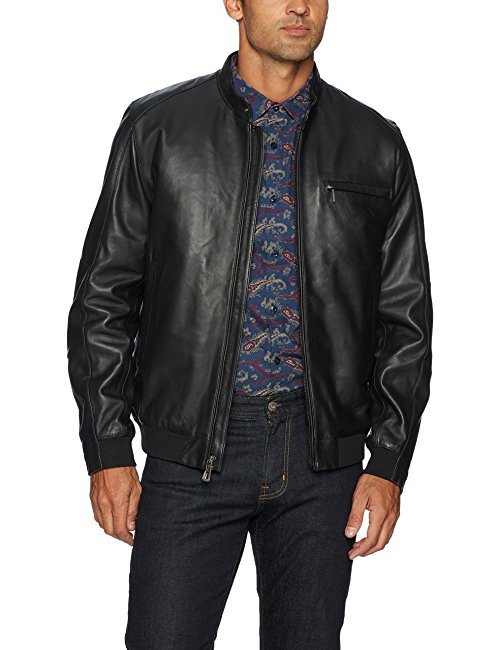 Robert Graham 男式 massena 针织皮夹克 1591.3元