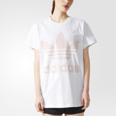 额外6折！adidas Originals 阿迪达斯 女士休闲运动T恤