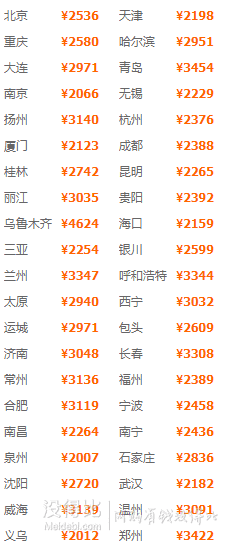 全国多地-澳门+香港5天4晚自由行（1晚澳门喜来登+3晚香港皇悦）