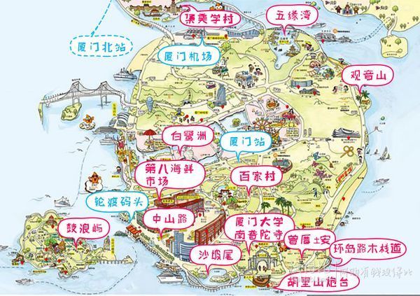 全国多地-厦门+鼓浪屿5天4晚自由行（1晚鼓浪屿+3晚厦门市区） 