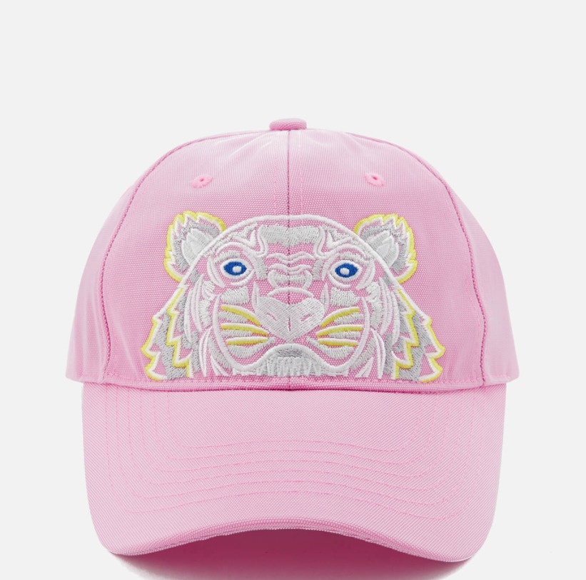 折合506.25元 粉嫩少女！KENZO 女士虎头棒球帽 Flamingo Pink