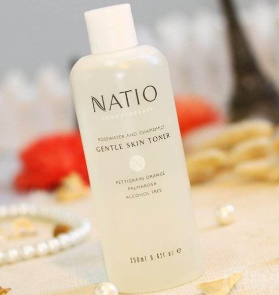 折合48.96元 NATIO 玫瑰洋甘菊爽肤水 250ml