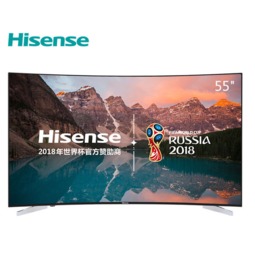 ￥3299 海信（Hisense）LED55E7C55英寸超高清4K曲面电视HDR丰富影视教育资源（黑色）-1号店