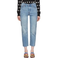 Levi's Blue Wedgie Straight Jeans 直筒牛仔裤