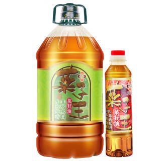 菜子王 小榨纯香非转基因 菜籽油 食用油 5L+400ml 59.9元