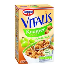 8折 免邮中国！Dr.Oetker 欧特家博士 Vitalis 葡萄干蜂蜜早餐麦片 600g