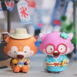 天猫U先：                                POPMART 泡泡玛特 Goobi 小狐狸暑假系列 盲盒 1个