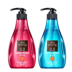 SEEYOUNG 滋源 无硅油玫瑰柔顺洗发水 400ml+凑单品