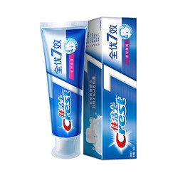 聚划算百亿补贴、限地区：                                Crest 佳洁士 全优7效 抗牙菌斑 牙膏 140g