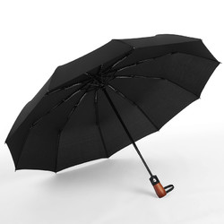 雨歌 全自动折叠晴雨伞 8骨